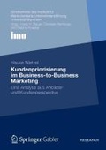 Cover: Kundenpriorisierung im Business-to-Business Marketing - Springer Gabler