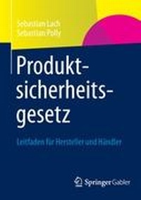 Abbildung von: Produktsicherheitsgesetz - Springer Gabler