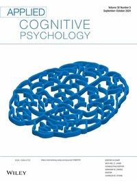 Abbildung von: Applied Cognitive Psychology - Wiley