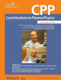 Abbildung von: Contributions to Plasma Physics - Wiley