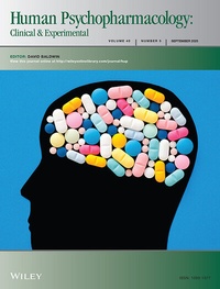 Abbildung von: Human Psychopharmacology: Clinical and Experimental - Wiley