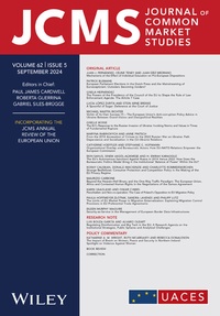 Abbildung von: JCMS: Journal of Common Market Studies - Wiley