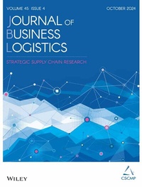 Abbildung von: Journal of Business Logistics - Wiley