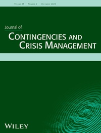 Bild vergrößern Bild: Journal of Contingencies and Crisis Management - Wiley