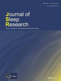 Enlarge image Cover: Journal of Sleep Research - Wiley