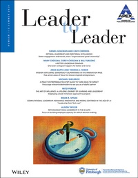 Abbildung von: Leader to Leader - Wiley