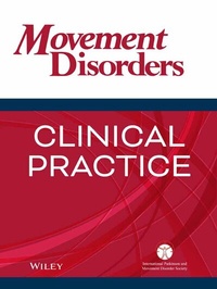 Abbildung von: Movement Disorders Clinical Practice - Wiley