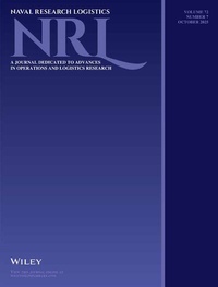 Bild vergrößern Bild: Naval Research Logistics - Wiley