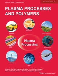 Abbildung von: Plasma Processes and Polymers - Wiley