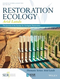 Abbildung von: Restoration Ecology - Wiley