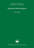 Cover: S&auml;chsisches Hochschulgesetz - BWV Berliner Wissenschafts-Verlag