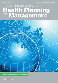 Abbildung von: The International Journal of Health Planning and Management - Wiley