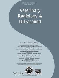 Enlarge image Cover: Veterinary Radiology & Ultrasound - Wiley