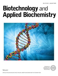 Abbildung von: BIOTECHNOLOGY AND APPLIED BIOCHEMISTRY - Wiley