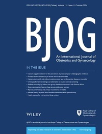Abbildung von: BJOG: An International Journal of Obstetrics and Gynaecology - Wiley-Blackwell