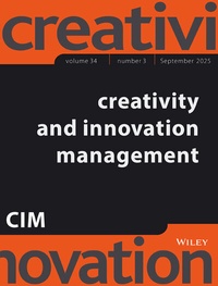 Bild vergrößern Bild: Creativity and Innovation Management - Wiley