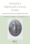 Bild: Journal for Eighteenth-Century Studies - Wiley