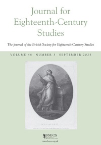 Bild: Journal for Eighteenth-Century Studies - Wiley