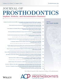 Abbildung von: JOURNAL OF PROSTHODONTICS - Wiley