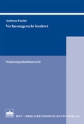Cover: Verfassungsrecht konkret - BWV Berliner Wissenschafts-Verlag