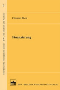 Enlarge image Cover: Finanzierung - BWV Berliner Wissenschafts-Verlag