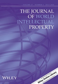 Abbildung von: The Journal of World Intellectual Property - Wiley