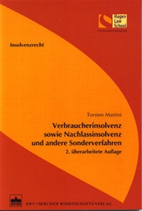Abbildung von: Verbraucherinsolvenz sowie Nachlassinsolvenz und andere Sonderverfahren - BWV Berliner Wissenschafts-Verlag