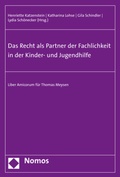 Cover: Das Recht als Partner der Fachlichkeit in der Kinder- und Jugendhilfe - Nomos