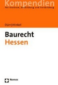 Abbildung von: Baurecht Hessen - Nomos