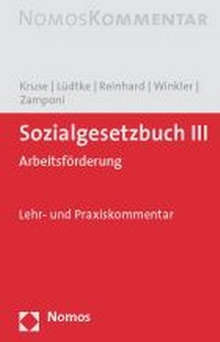 Abbildung von: Sozialgesetzbuch III - Nomos