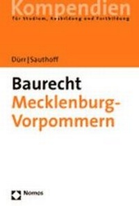 Abbildung von: Baurecht Mecklenburg-Vorpommern - Nomos
