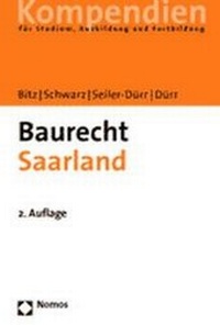 Abbildung von: Baurecht Saarland - Nomos