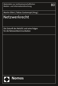 Abbildung von: Netzwerkrecht - Nomos