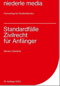 Abbildung von: Standardfälle Zivilrecht für Anfänger - niederle media