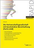 Cover: Die Partnerschaftsgesellschaft mit beschr&auml;nkter Berufshaftung (PartGmbB) - NWB