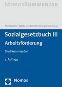 Abbildung von: Sozialgesetzbuch III - Nomos