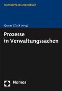 Abbildung von: Prozesse in Verwaltungssachen - Nomos