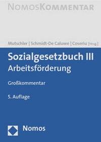 Abbildung von: Sozialgesetzbuch III - Nomos