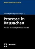 Cover: Prozesse in Bausachen - Nomos