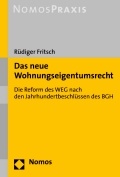 Cover: Das neue Wohnungseigentumsrecht - Nomos