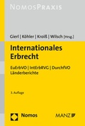 Cover: Internationales Erbrecht - Nomos