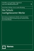 Cover: Der Schutz nachgelassener Werke - Nomos