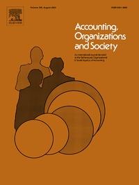 Abbildung von: Accounting, Organizations and Society - Elsevier