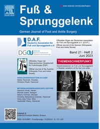 Abbildung von: Fuß & Sprunggelenk - Elsevier