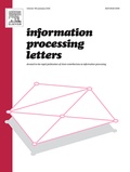Cover: Information Processing Letters - Elsevier