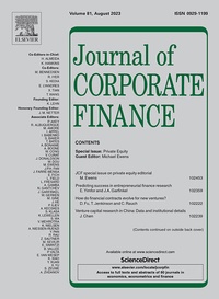 Abbildung von: Journal of Corporate Finance - Elsevier