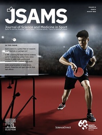 Abbildung von: Journal of Science and Medicine in Sport - Elsevier