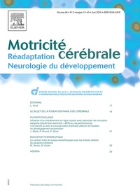 Abbildung von: Motricite Cerebrale - Elsevier