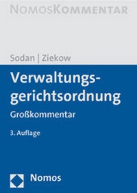 Abbildung von: Verwaltungsgerichtsordnung - Nomos