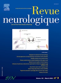 Abbildung von: Revue Neurologique - Elsevier